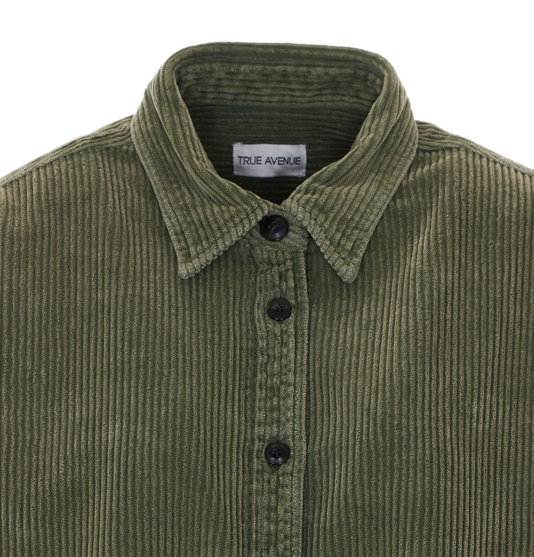 [TRUE AVENUE] Shirts Long Sleeve FW26 LUDOVICACORDUROYOLD GREEN