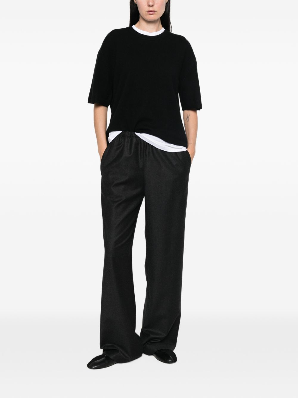 [SOFT GOAT] T-shirts Short Sleeve FW26 2450100001BLACK