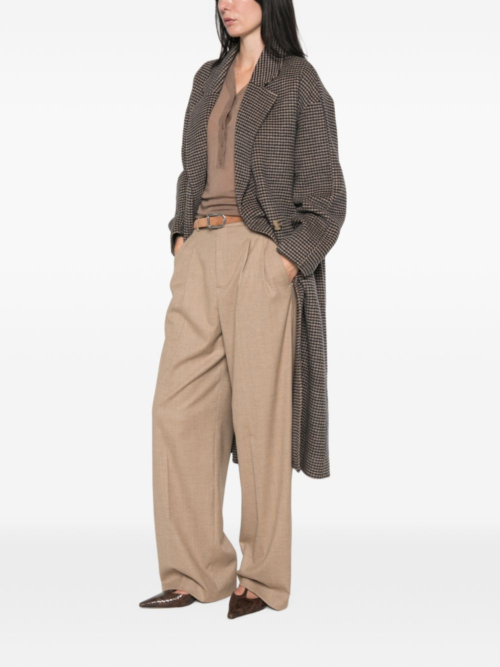 [SOFT GOAT] Coat FW26 2485912110BLACK/BEIGE