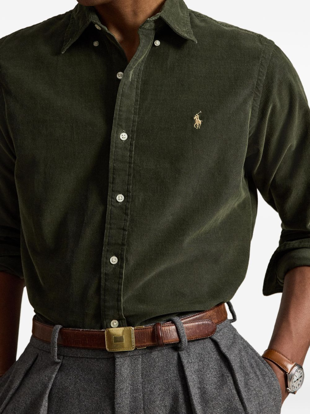 [Polo Ralph Lauren] Shirts Long Sleeve FW26 710853123 502