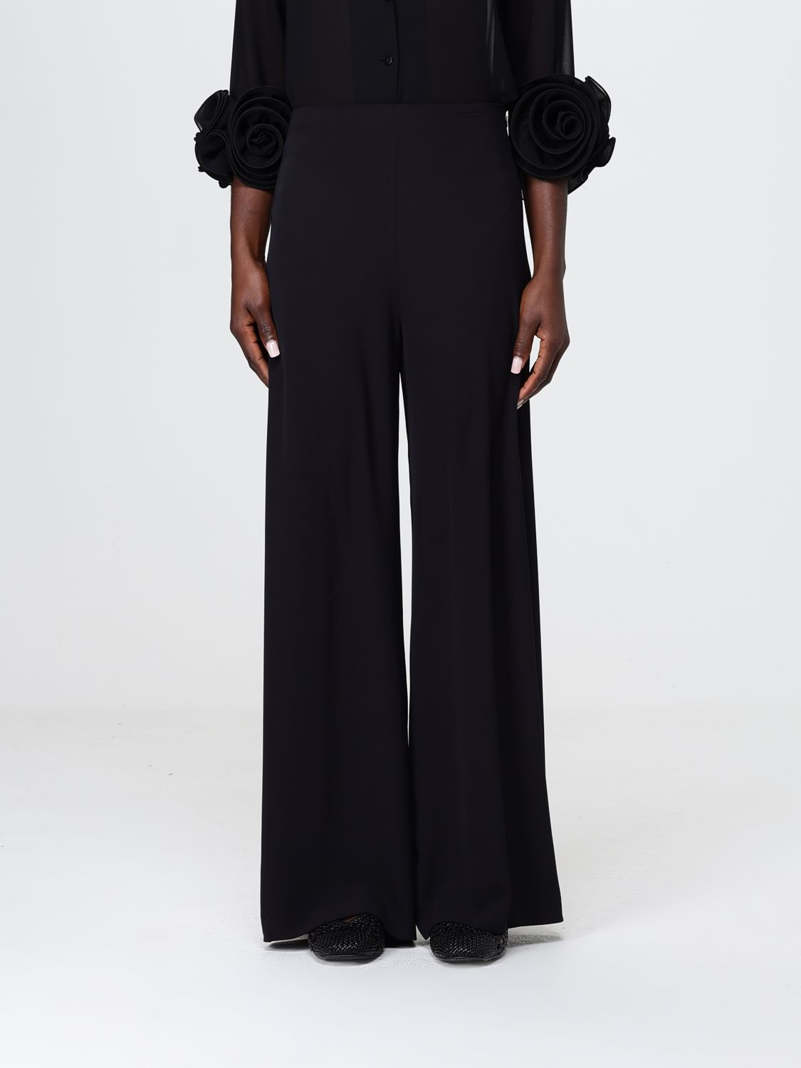 [HANITA] Trousers SS26 HP16514558 NERO