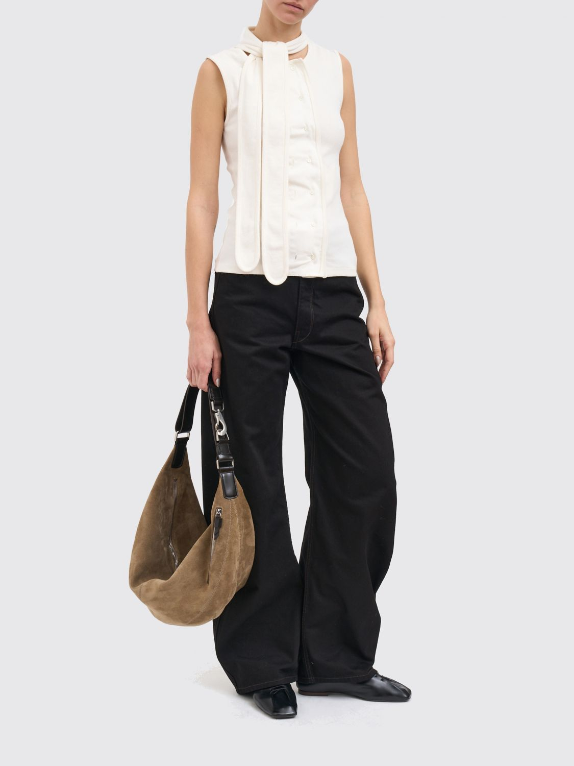 [LEMAIRE] Shirts Sleeveless SS26 TS0004LJ1030 WH086