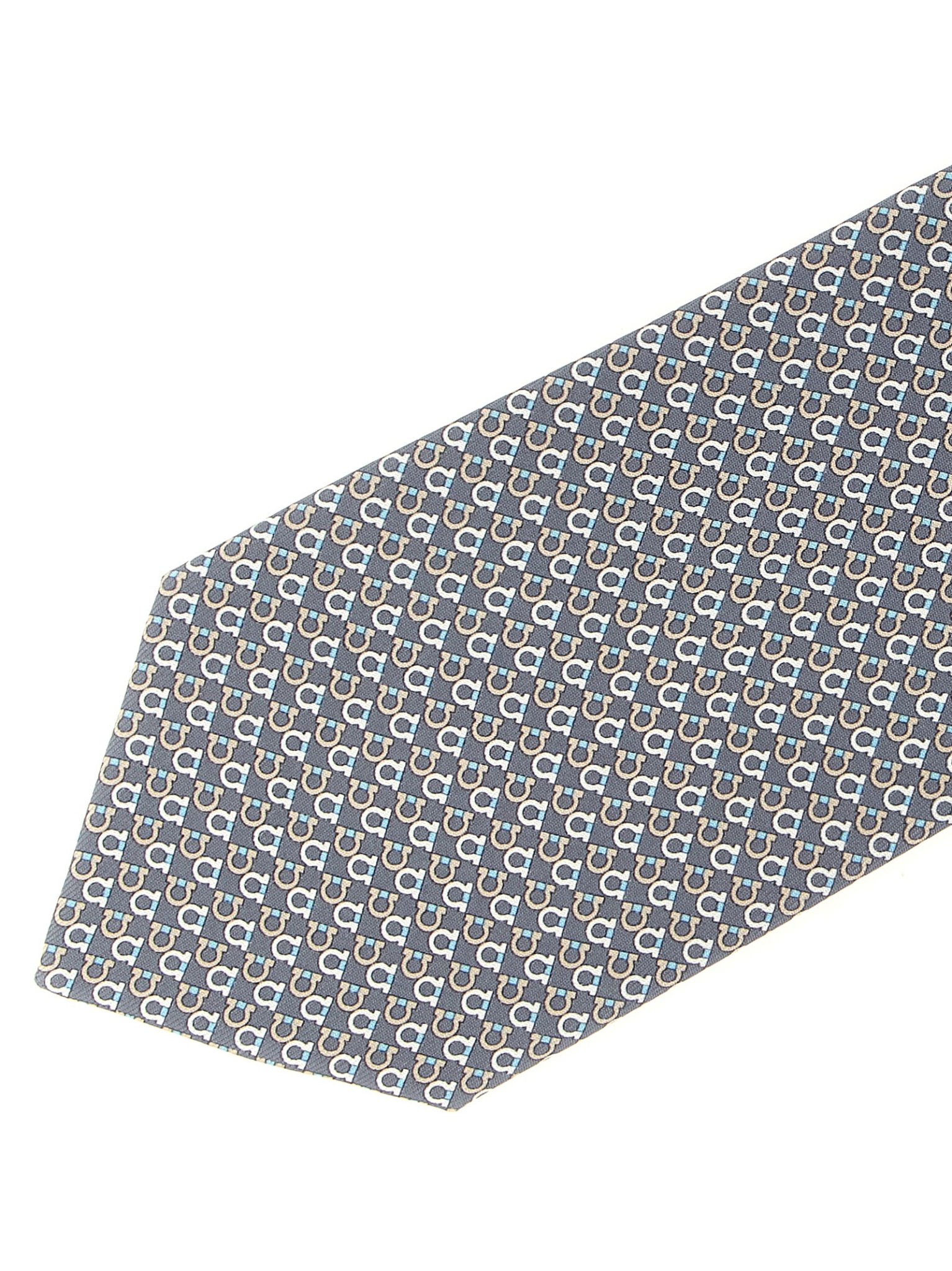 [Ferragamo] Tie FW26 794733FGRIGIO