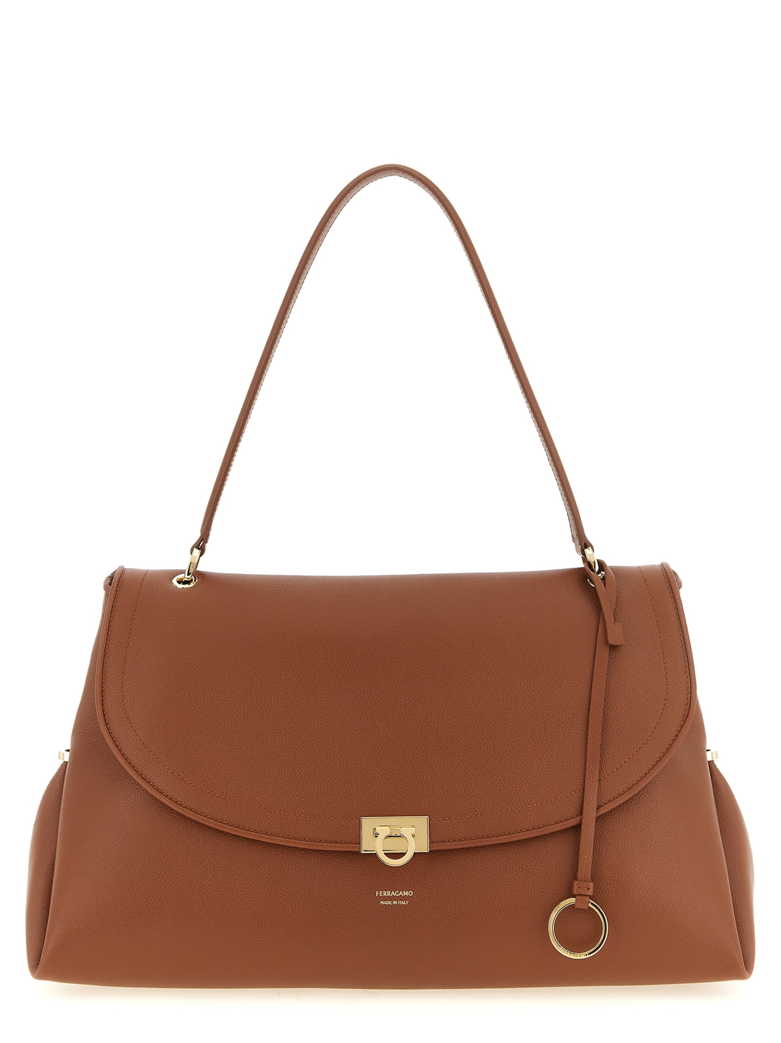 [Ferragamo] Shoulder bag FW26 796251NEWCOGNAC