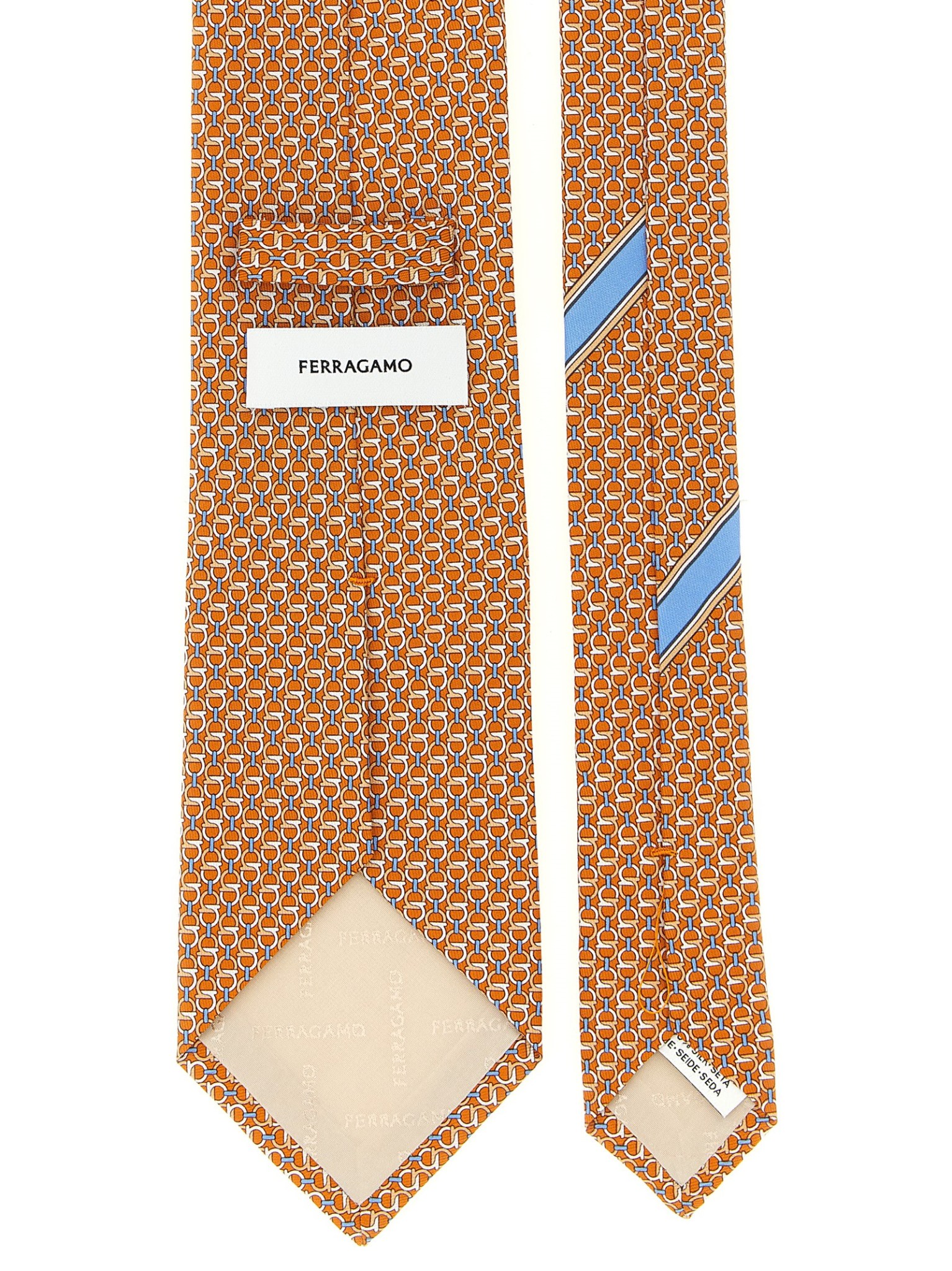[Ferragamo] Tie FW26 794594FARANCIO