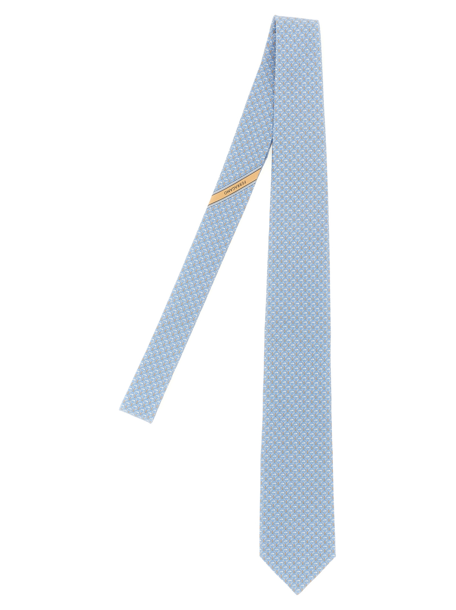 [Ferragamo] Tie FW26 794592FAZZURRO