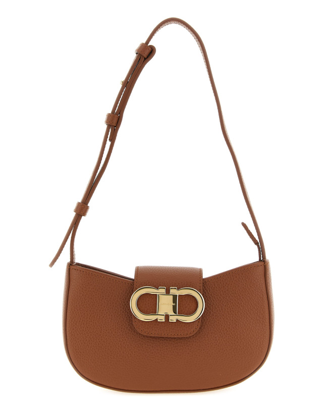 [Ferragamo] Shoulder bag FW26 785945NEWCOGNAC