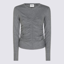 [Marant Etoile] T-shirts Long Sleeve FW26 26AHT0960FAD3K05E02GY