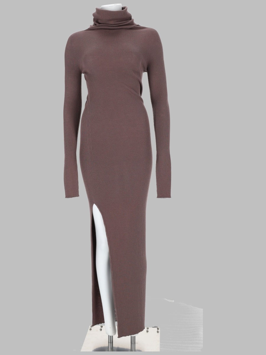 [Rick Owens] Long sleeve dress FW26 RP02F5661_RIBM86
