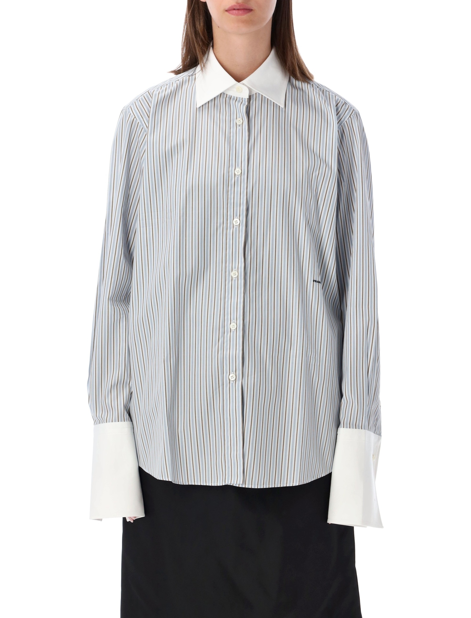 [Prada] Shirts Long Sleeve FW26 P465JR1H1KF0012