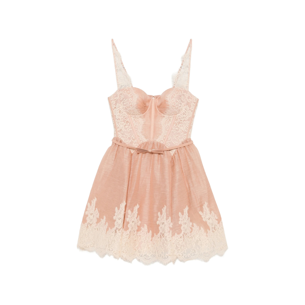 [Zimmermann] Sleeveless dress FW26 9399DF261  LPINK