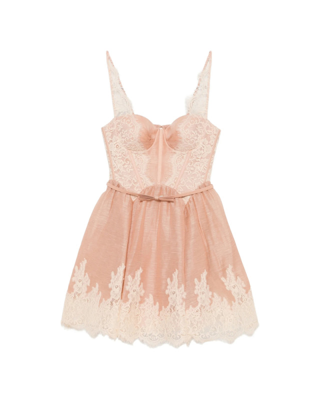 [Zimmermann] Sleeveless dress FW26 9399DF261  LPINK