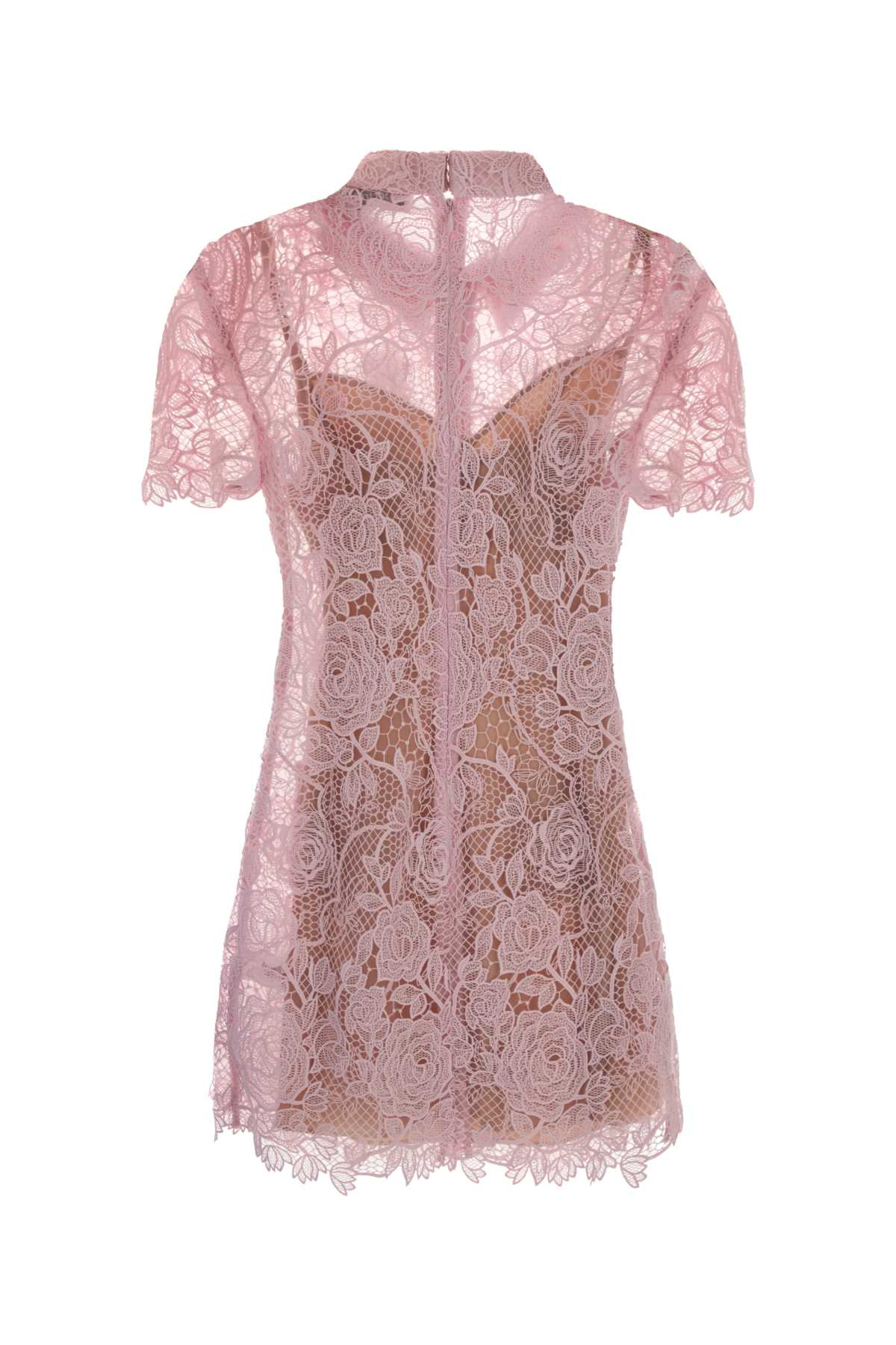 [SELF PORTRAIT] Short sleeve dress FW26 AW26069SAP PINK