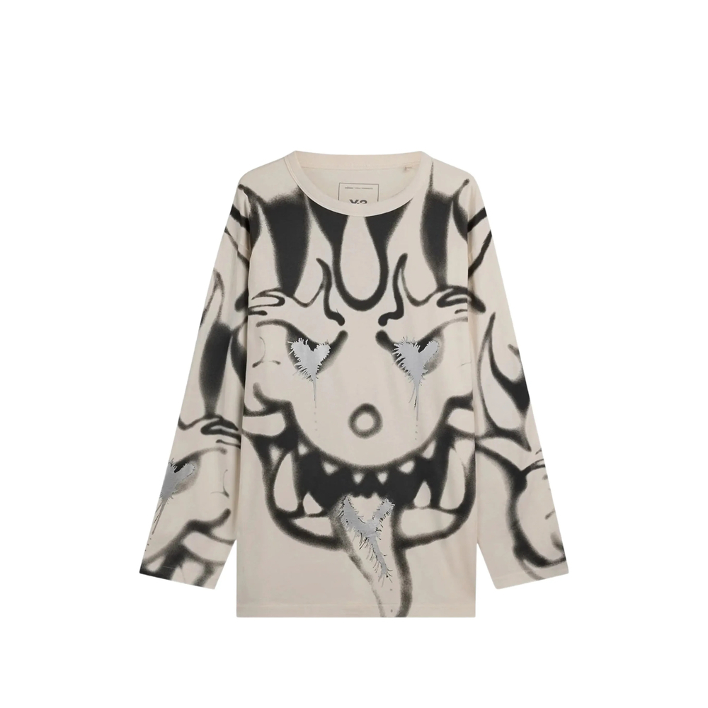 [Y-3] T-shirts Long Sleeve FW26 KX3815  WHITE