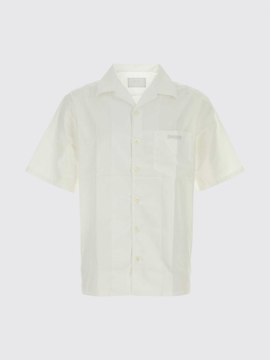 [Prada] Shirts Short Sleeve FW26 UCS524SOOO10IV F0009