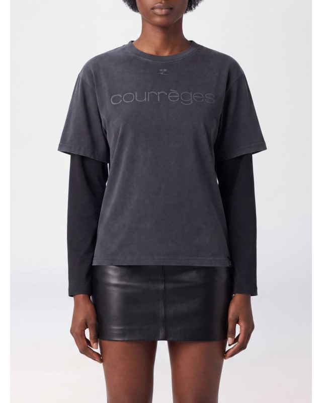 [Courreges] T-shirts Long Sleeve FW26 326JTS275JS0305 B126