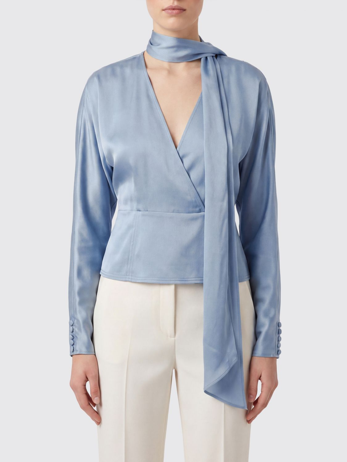[GANNI] Blouse FW26 A1040373 326