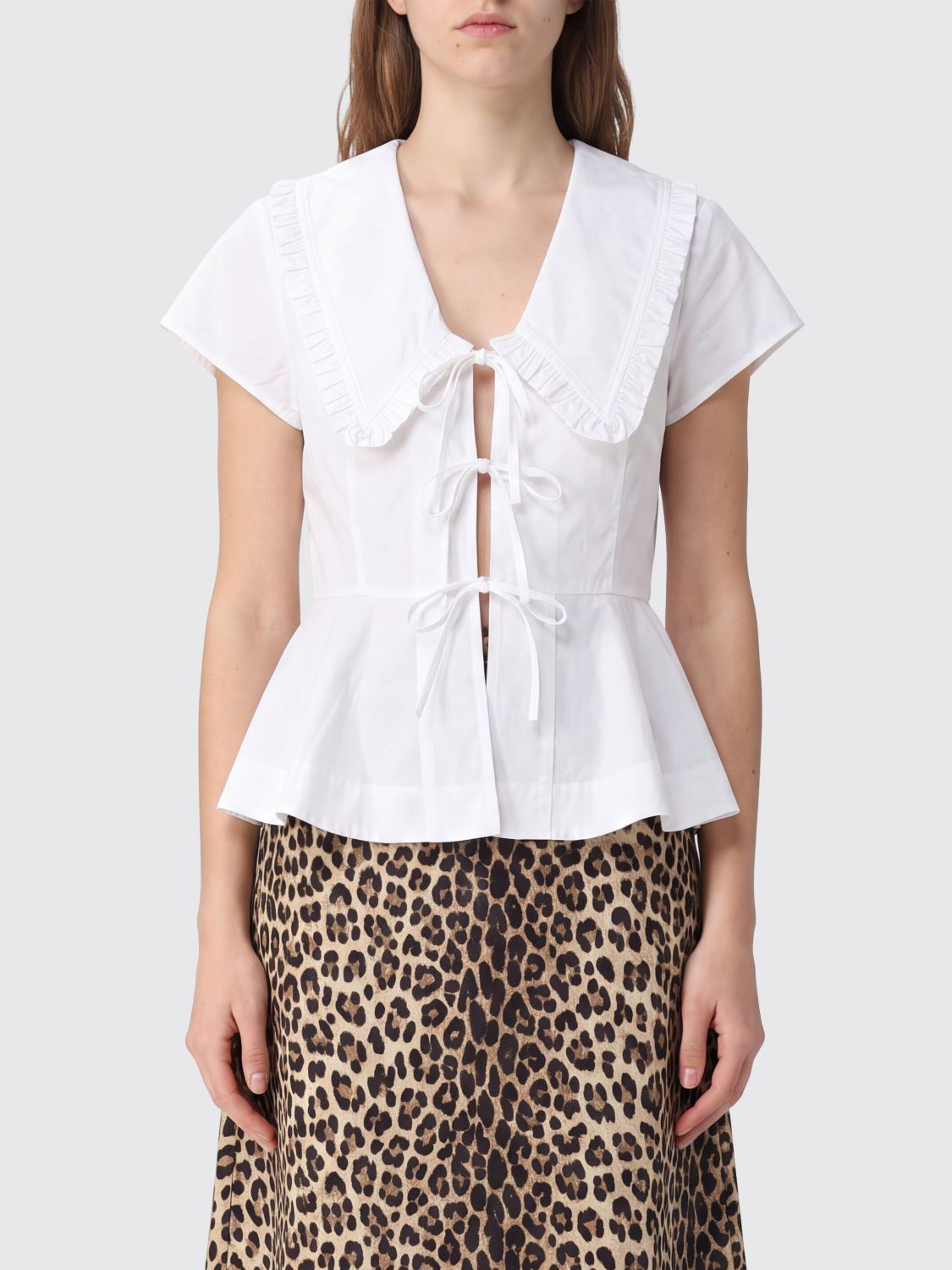 [GANNI] Blouse FW26 A1040341 151