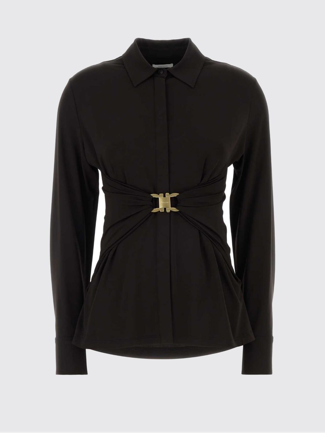 [Ferragamo] Shirts Long Sleeve FW26 13I403 795858