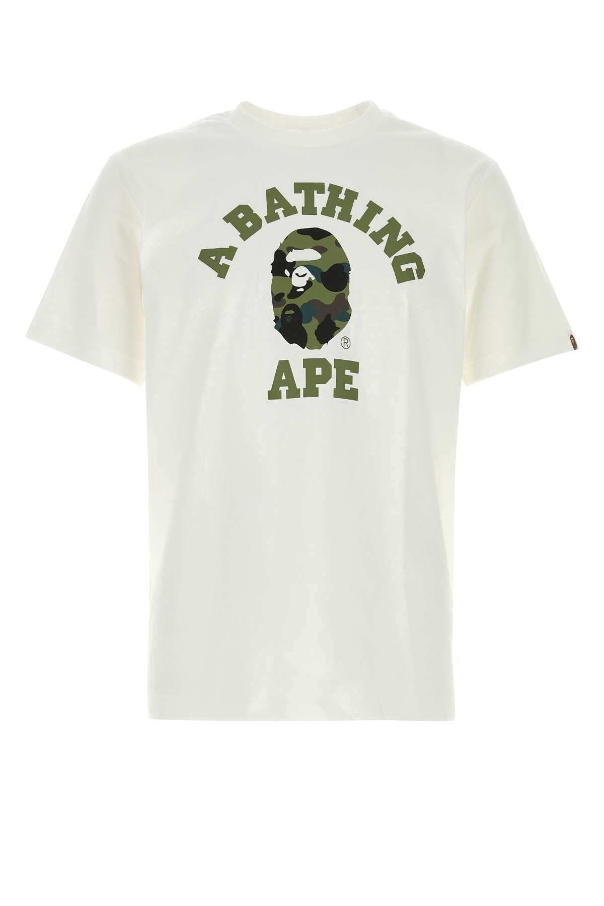 [BAPE] T-shirts Short Sleeve SS26 001TEM301013M WHXGR