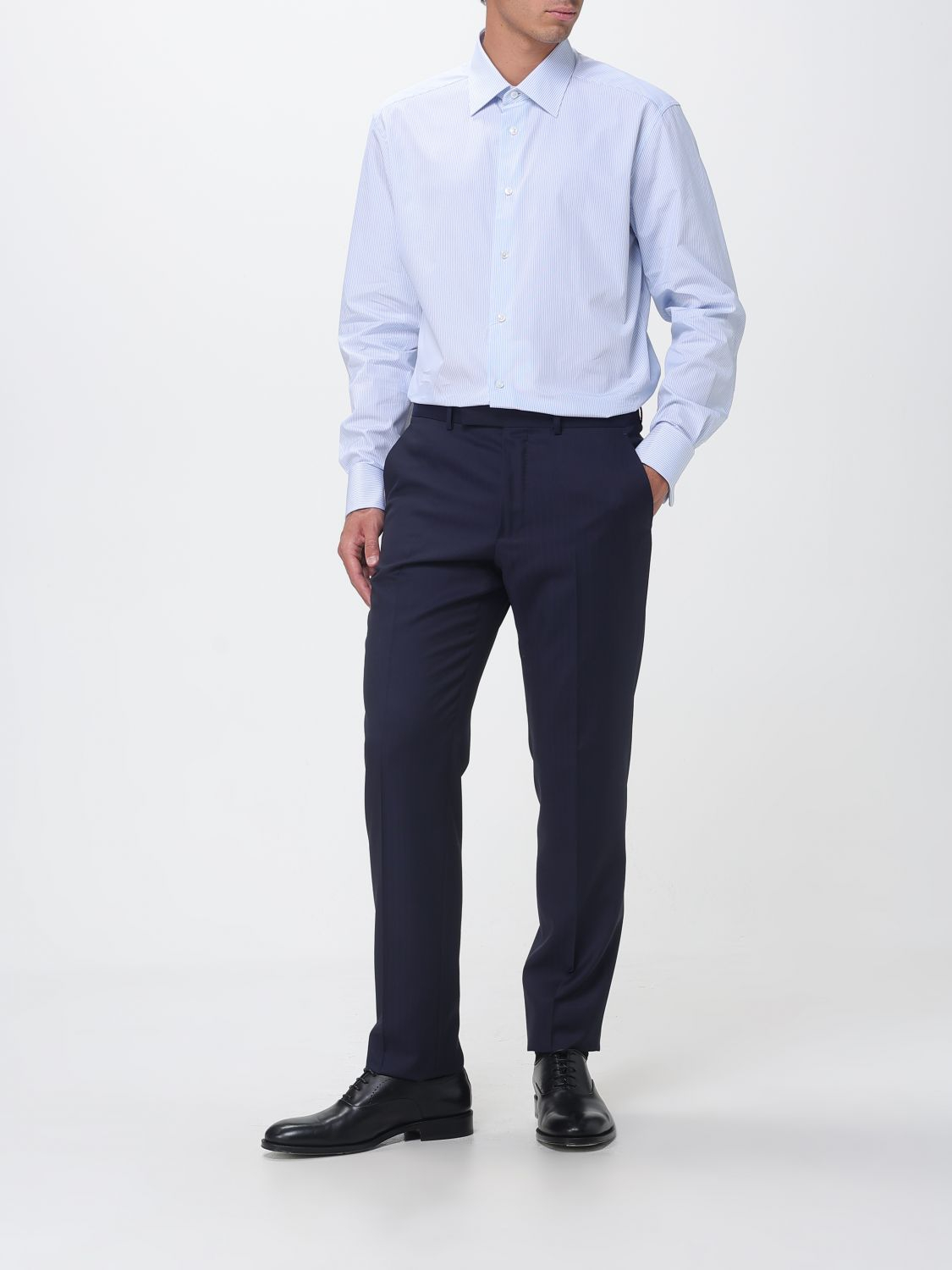 [ZEGNA] Shirts Long Sleeve SS26 9RS4PA301011A3 434