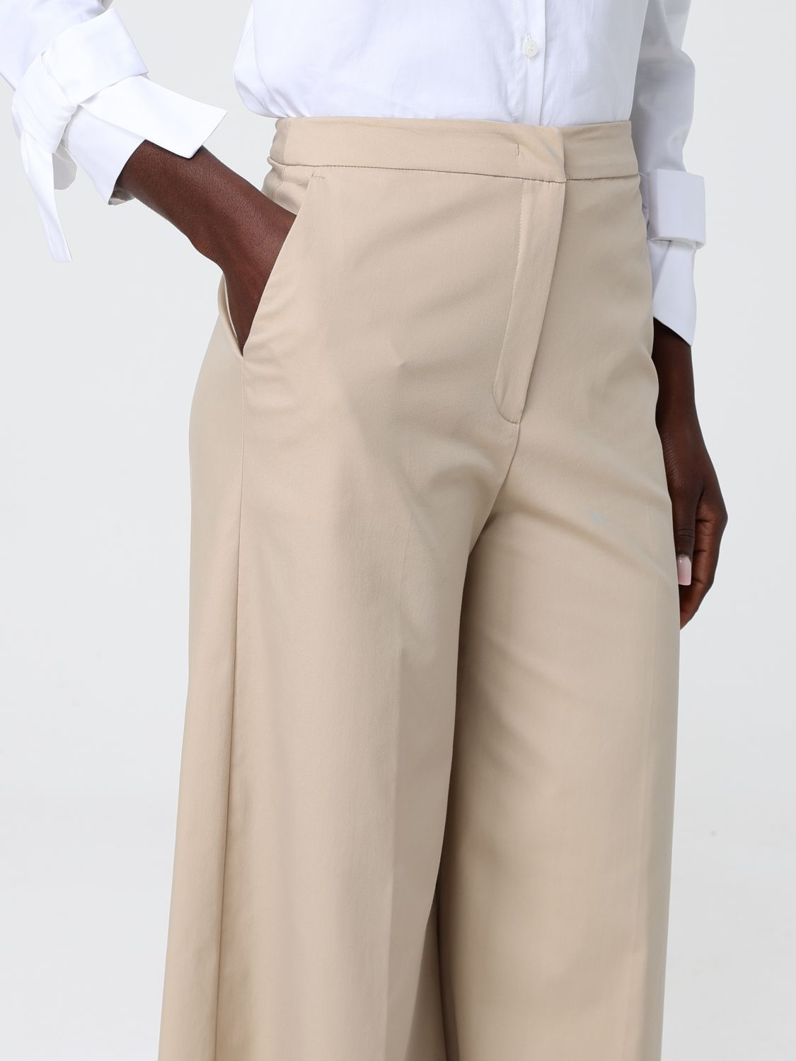 [HANITA] Trousers SS26 HP16574573 BEIGE