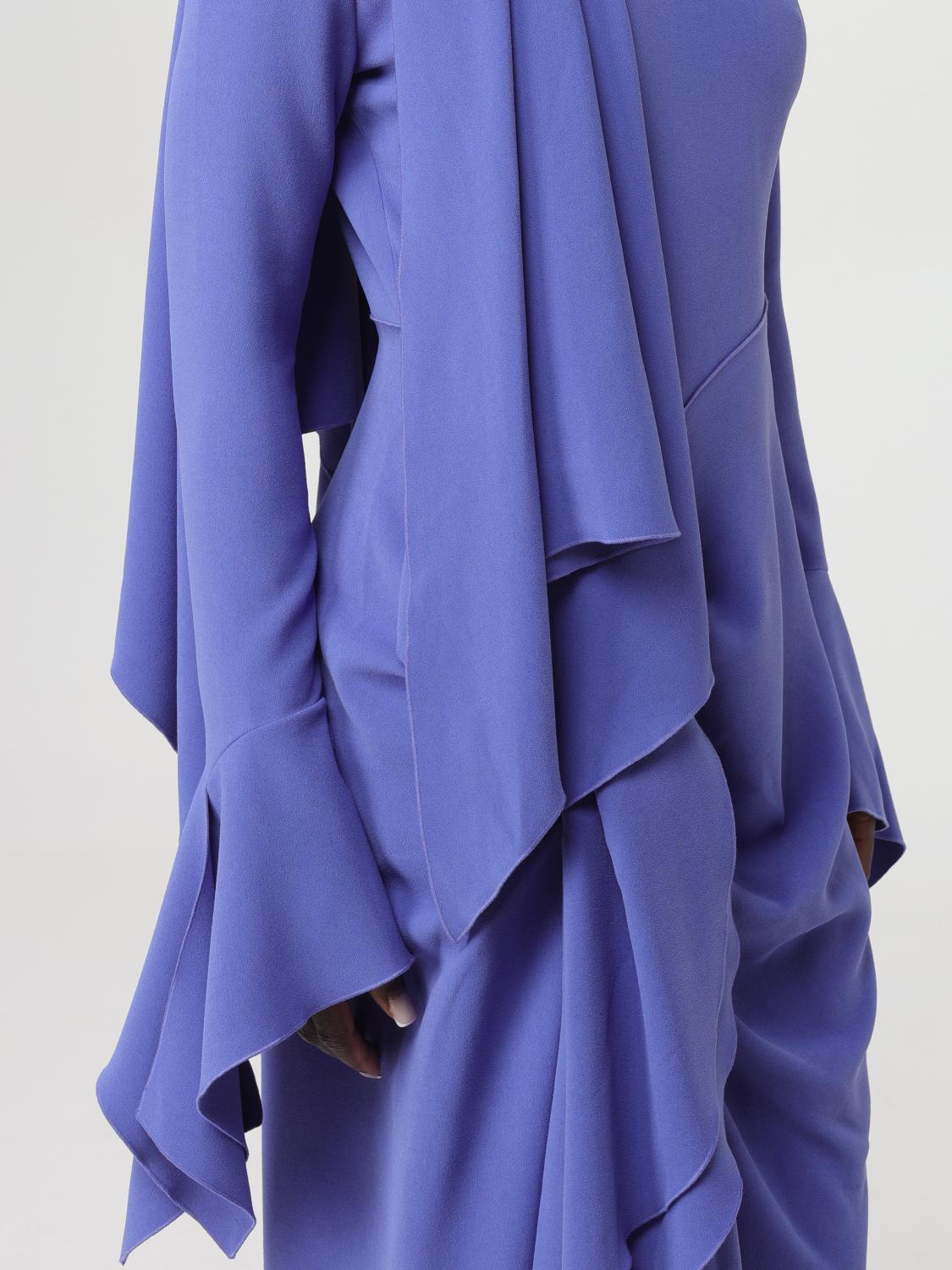 [Solace London] Long sleeve dress FW24 OS36035 PERIWINKLE