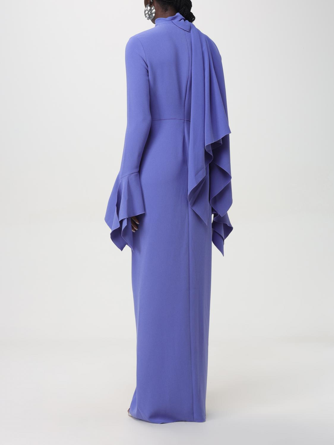 [Solace London] Long sleeve dress FW24 OS36035 PERIWINKLE