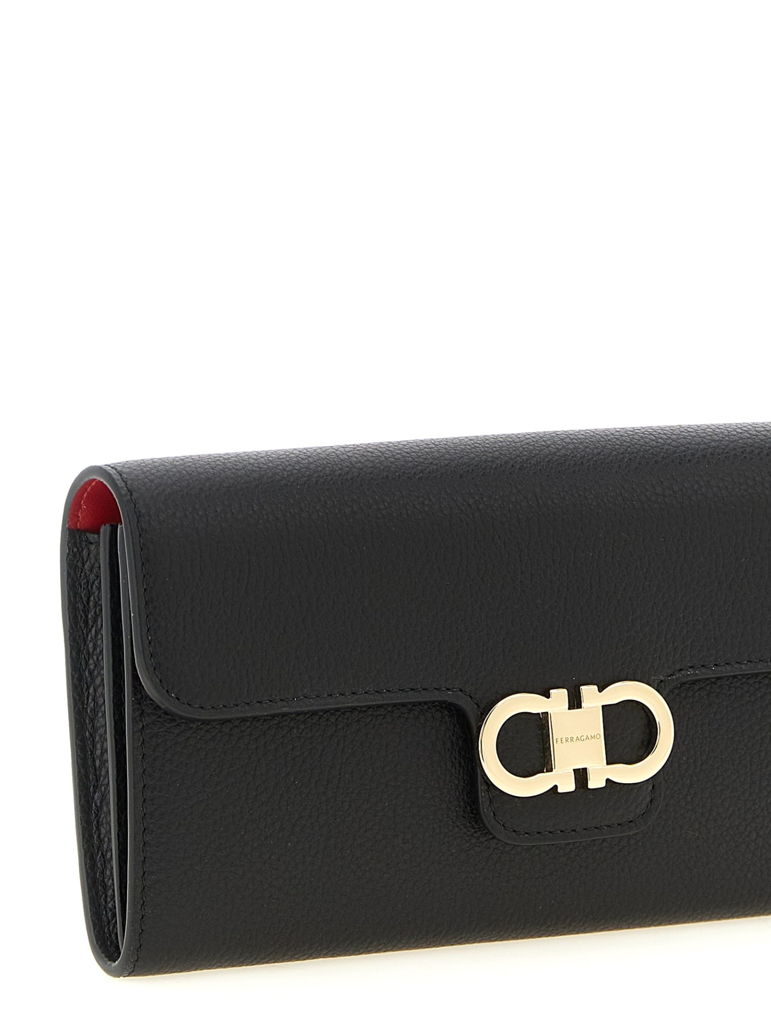 [Ferragamo] Wallet FW26 785769NERO