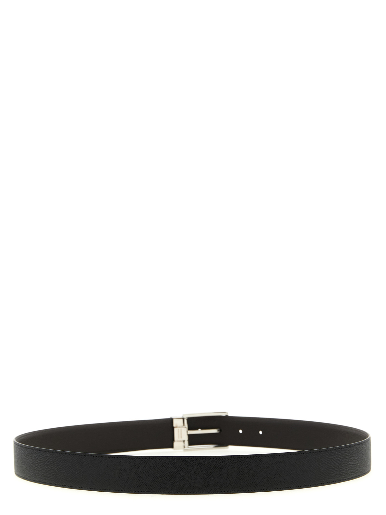 [Ferragamo] Belt FW26 708206NEROTMORO