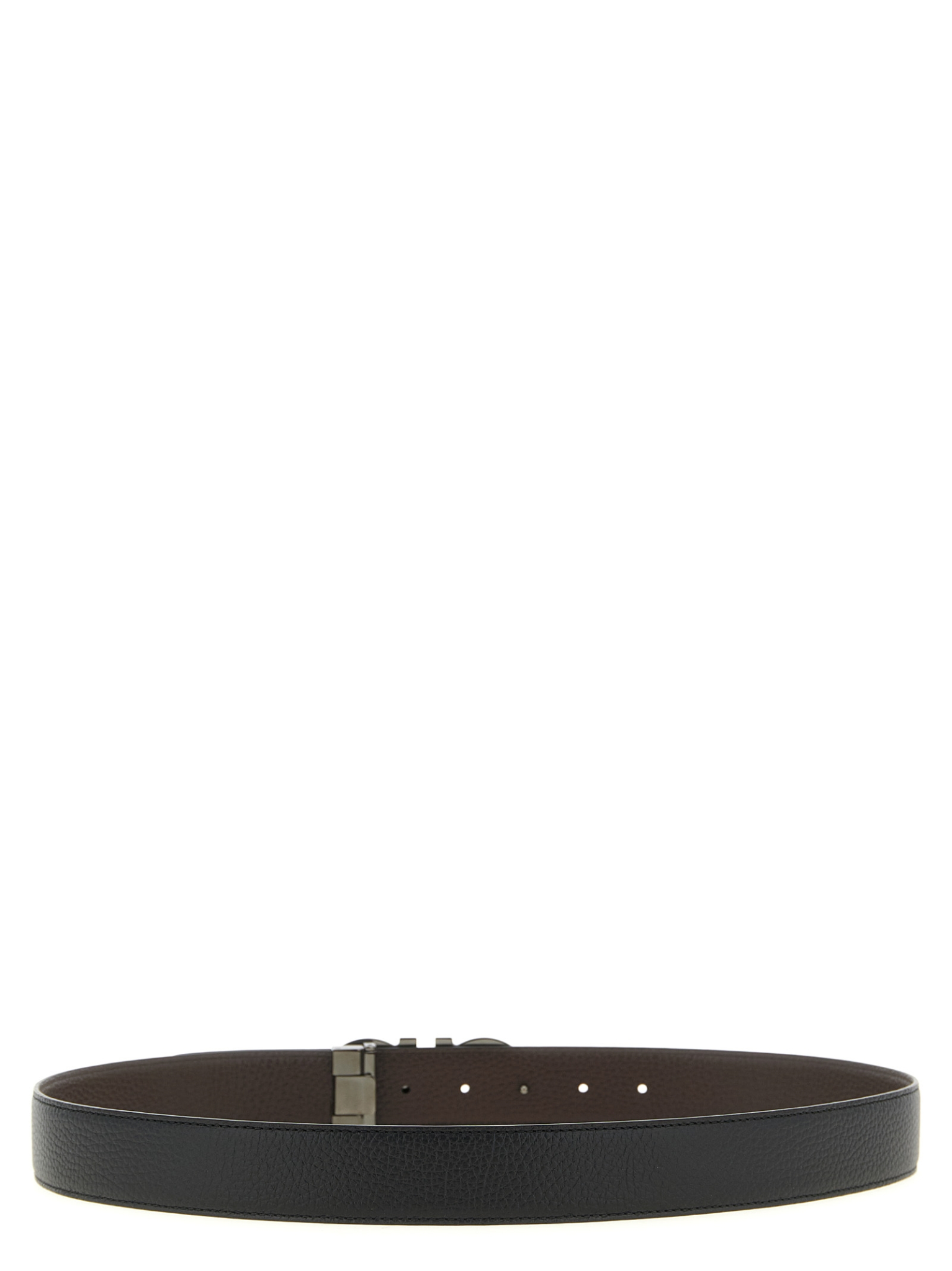 [Ferragamo] Belt FW26 689134NEROHICKORY