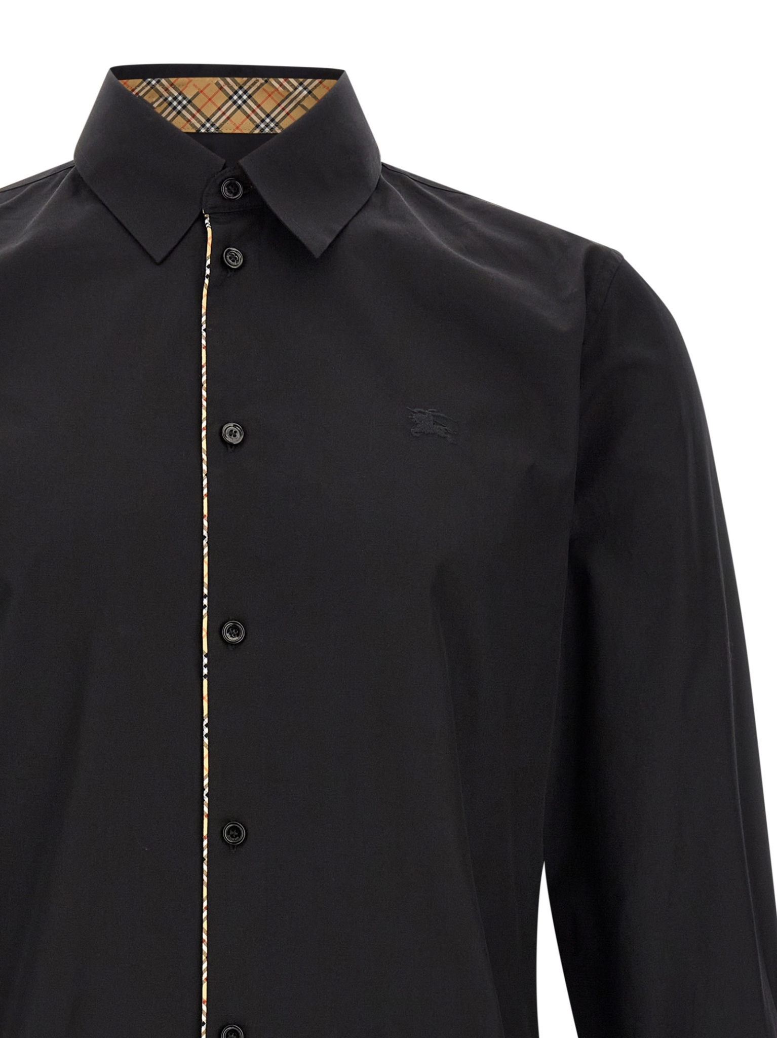[Burberry] Shirts Long Sleeve FW26 8127275BLACK