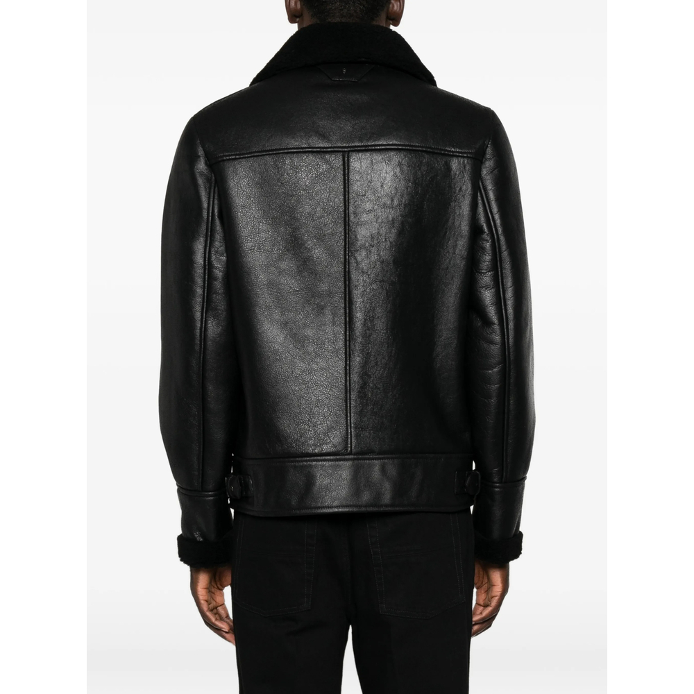 [Santoro] Leather Jacket FW26 51571-U  BLACK