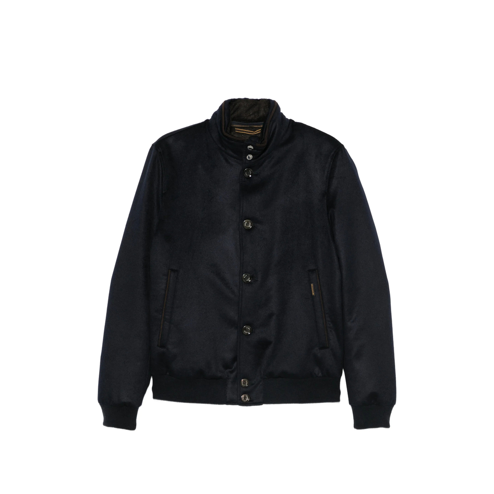 [Moorer] Bomber Jacket FW26 O100246 JANOS-CS2 NAVY