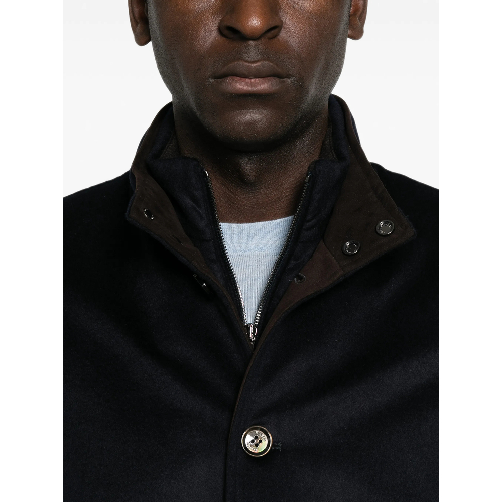 [Moorer] Bomber Jacket FW26 O100246 JANOS-CS2 NAVY