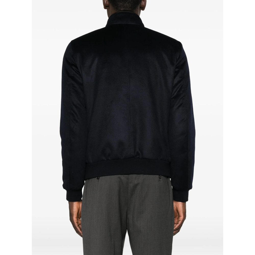 [Moorer] Bomber Jacket FW26 O100246 JANOS-CS2 NAVY
