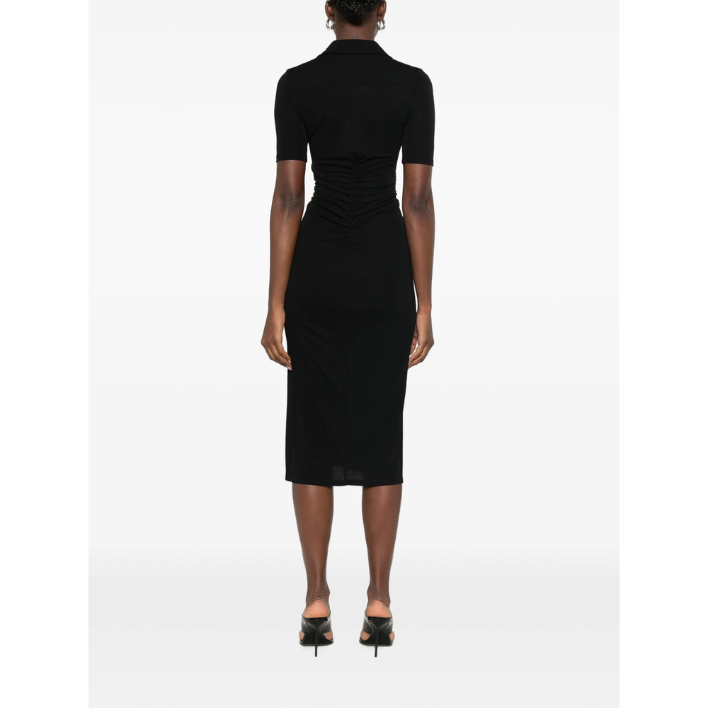 [DIANE VON FURSTENBERG] Short sleeve dress FW26 D878BBLACKMTJY  BLACK