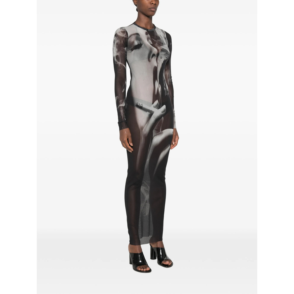 [JEAN PAUL GAULTIER] Long sleeve dress FW26 DR191 M031P 00201