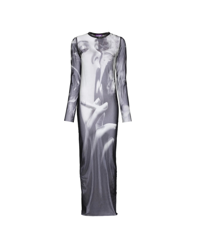 [JEAN PAUL GAULTIER] Long sleeve dress FW26 DR191 M031P 00201