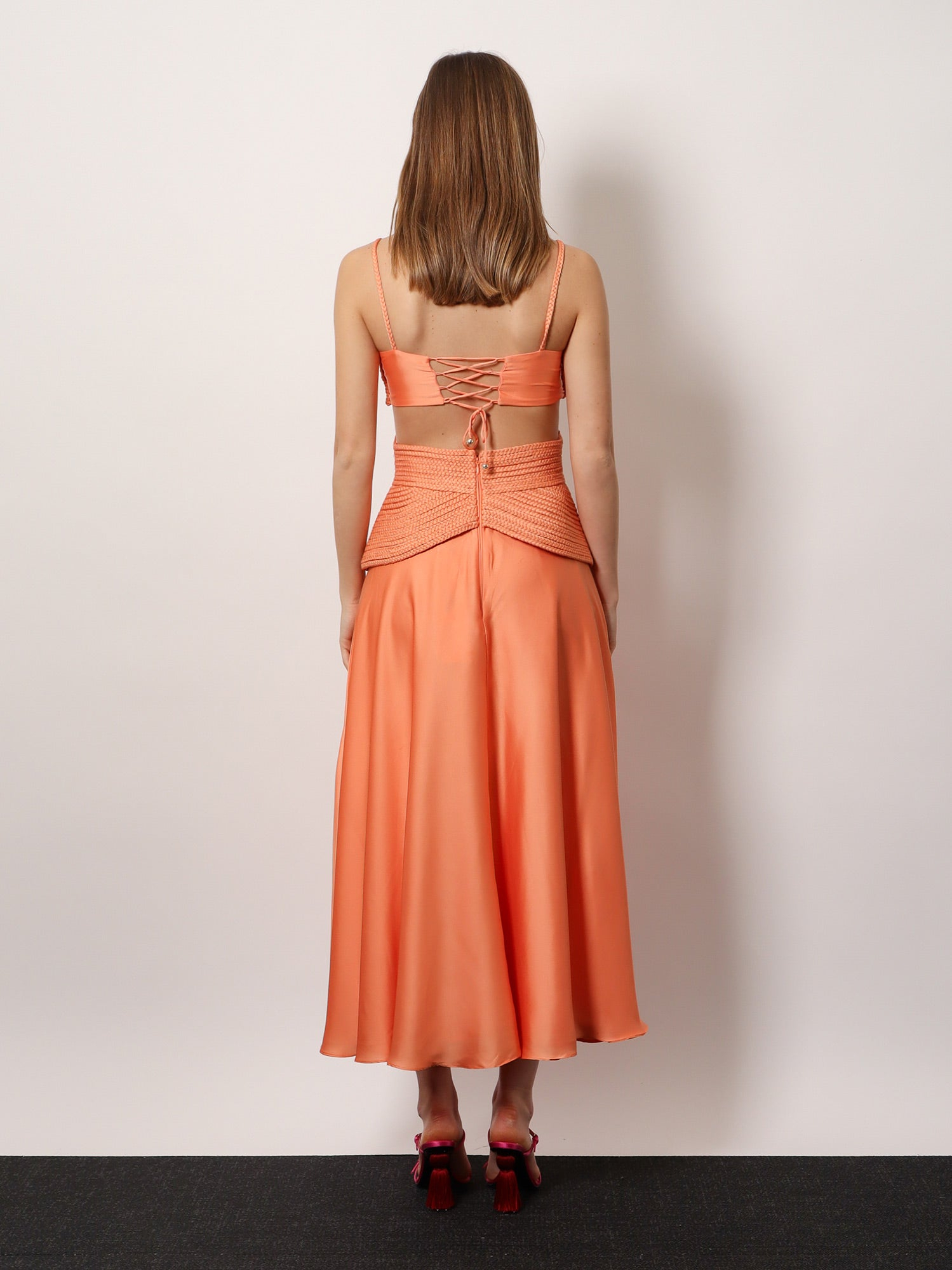 [Patbo] Sleeveless dress SS26 VEM31133_ORANGE