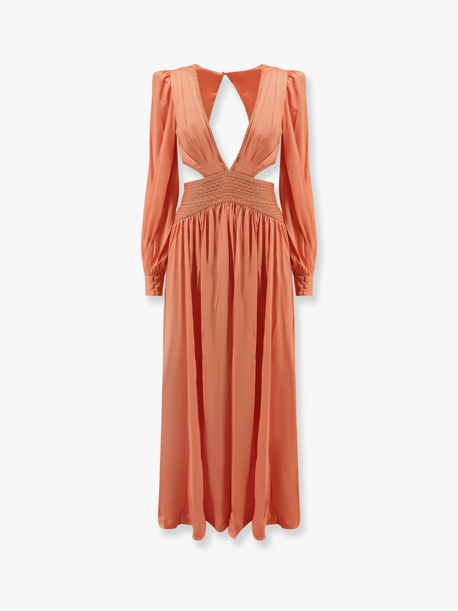 [Patbo] Long sleeve dress SS26 VEL30942_ORANGE