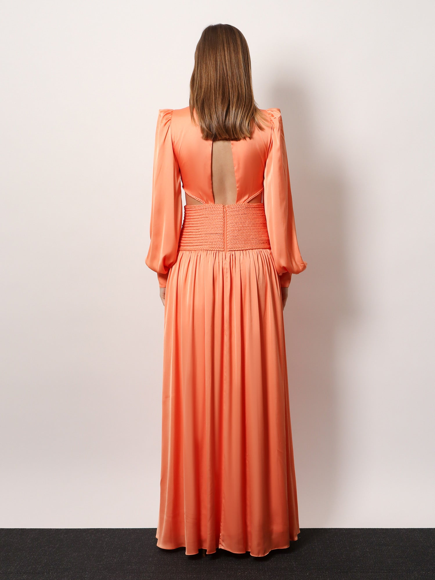 [Patbo] Long sleeve dress SS26 VEL30942_ORANGE