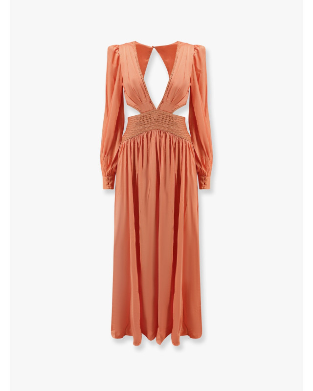 [Patbo] Long sleeve dress SS26 VEL30942_ORANGE