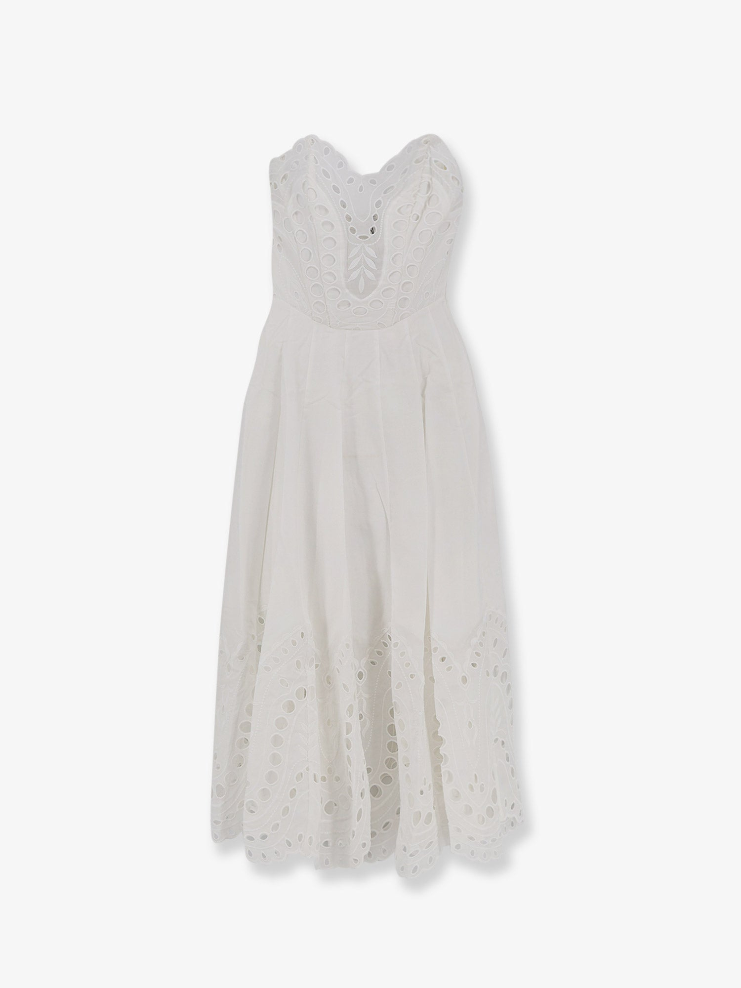 [Charo Ruiz Ibiza] Sleeveless dress SS26 263610WhiteSealace