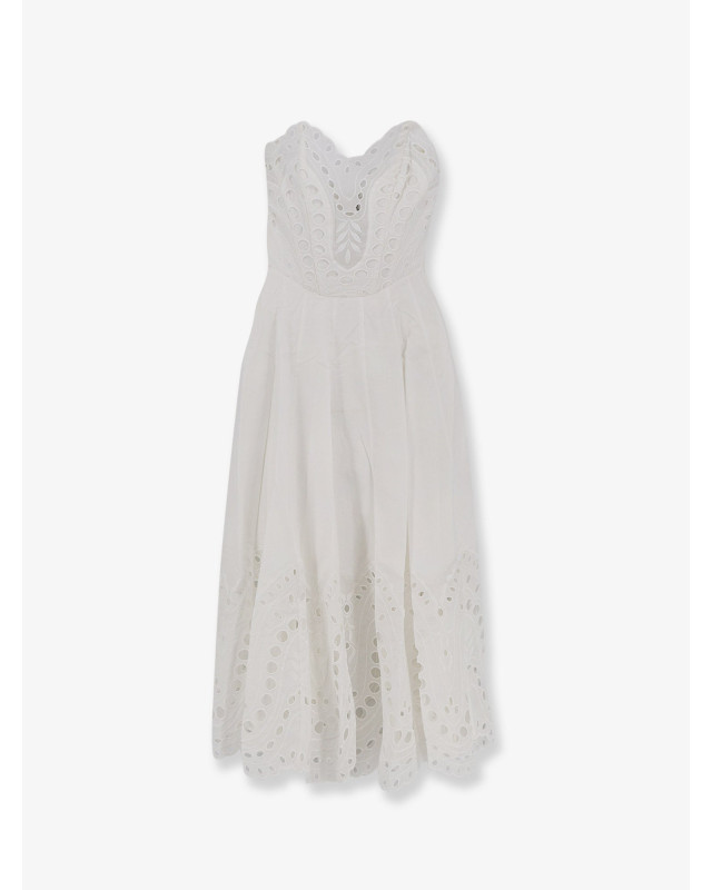 [Charo Ruiz Ibiza] Sleeveless dress SS26 263610WhiteSealace