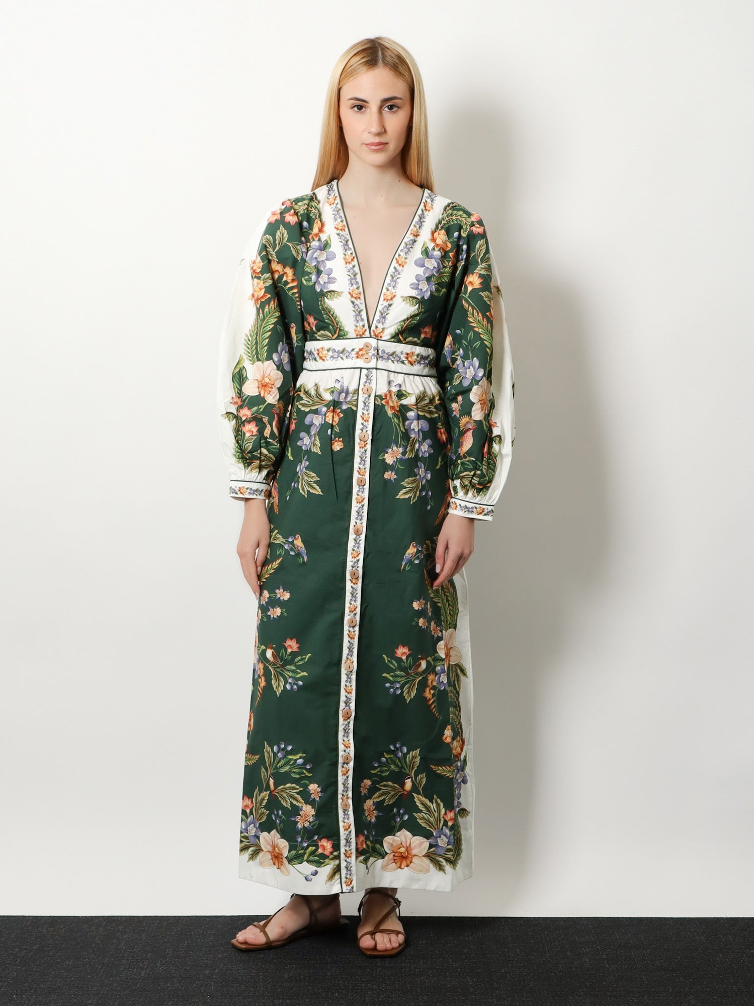[Farm Rio] Long sleeve dress SS26 35356826067