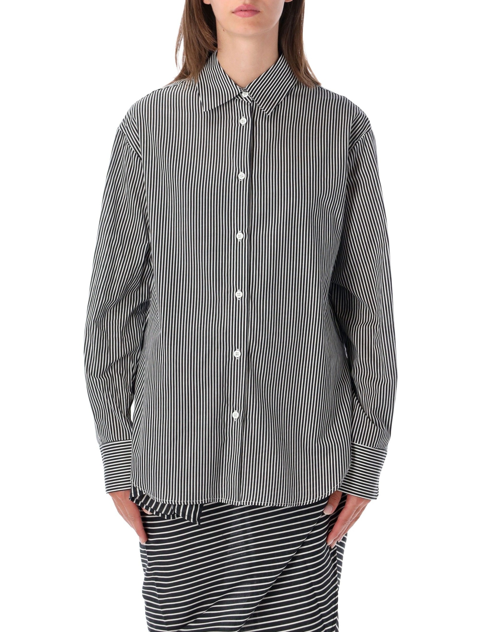[THE FRANKIE SHOP] Shirts Long Sleeve FW26 PERI916