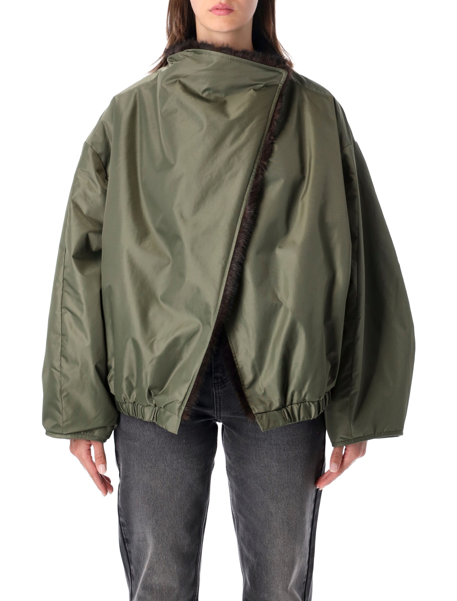 [THE FRANKIE SHOP] Coat FW26 COFS22885925BROWN GREE