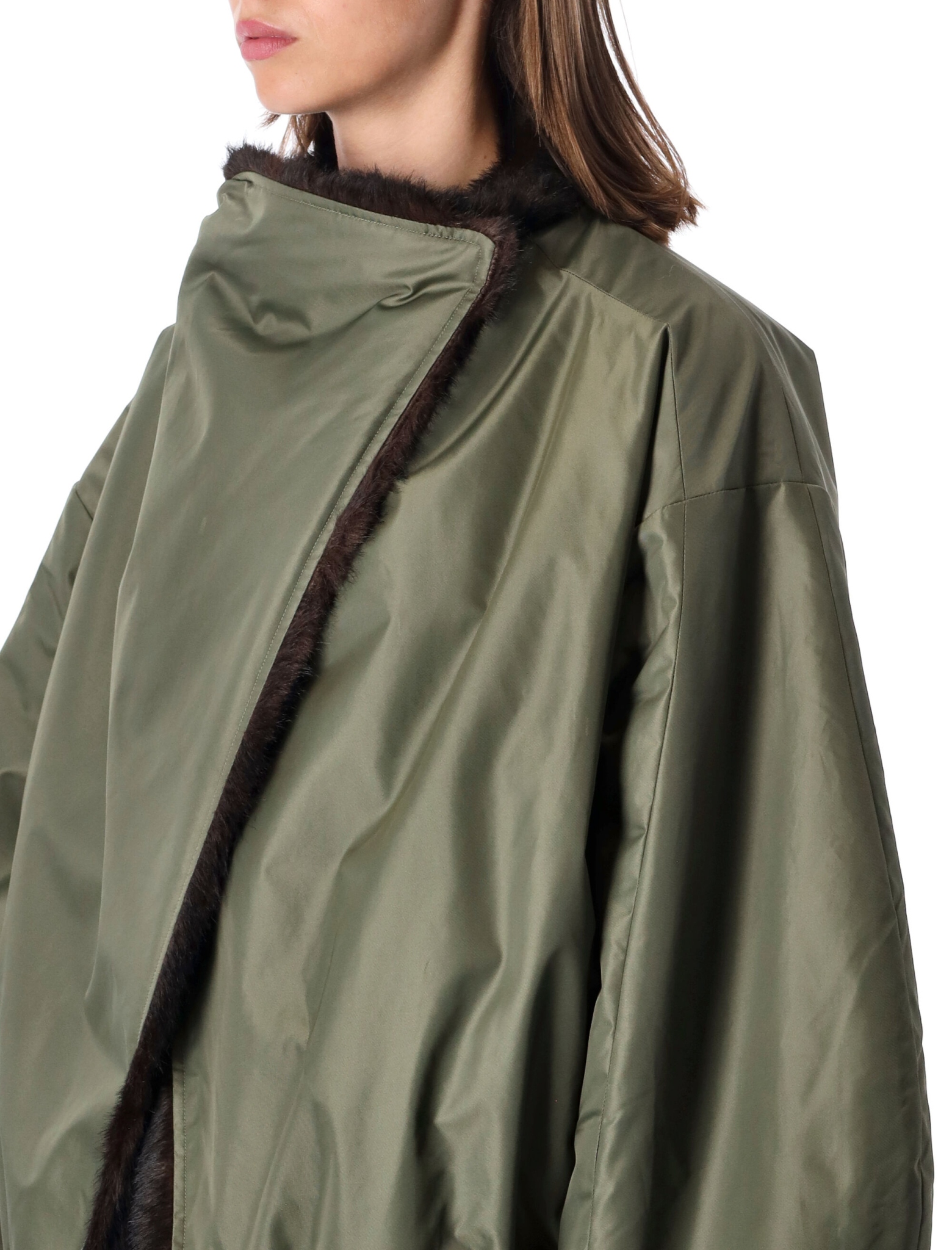 [THE FRANKIE SHOP] Coat FW26 COFS22885925BROWN GREE