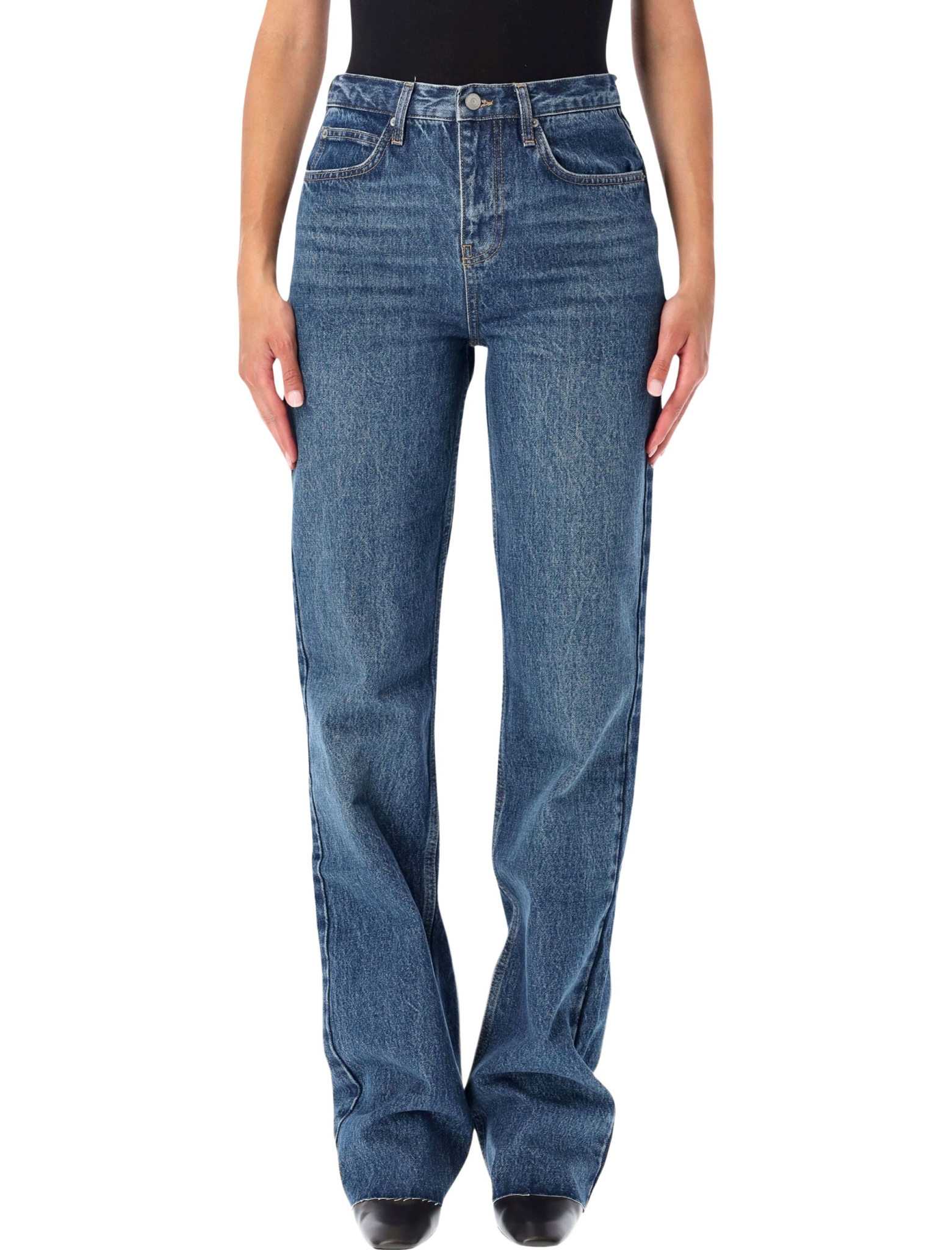 [THE FRANKIE SHOP] Jeans FW26 PAFS22761336BLU WASH